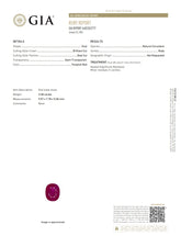 Natural Ruby – Certified by GIA | 3.48 Carats | Purplish Red | Heated | Report No. 6482353777